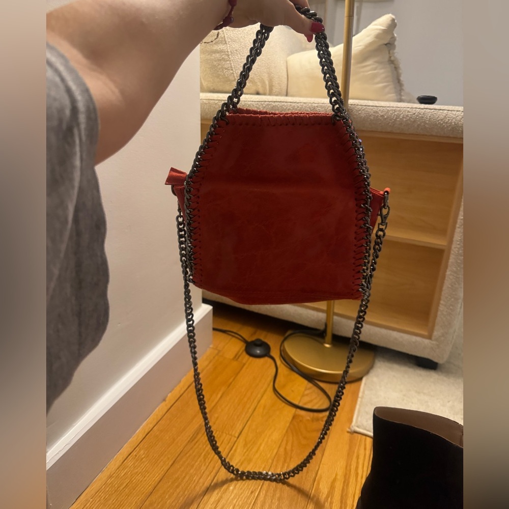 Massimo leather - red leather bag